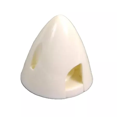 Du-Bro 260 1-1/2" 4-Pin Spinner – White Lightweight Spinner for Small RC Aircraft