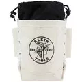 Klein Tools 5 in. x 12 in. x 9 in. Extra Tall Top Closing Bolt Canvas Tool Bag - Natural - 5416TCP