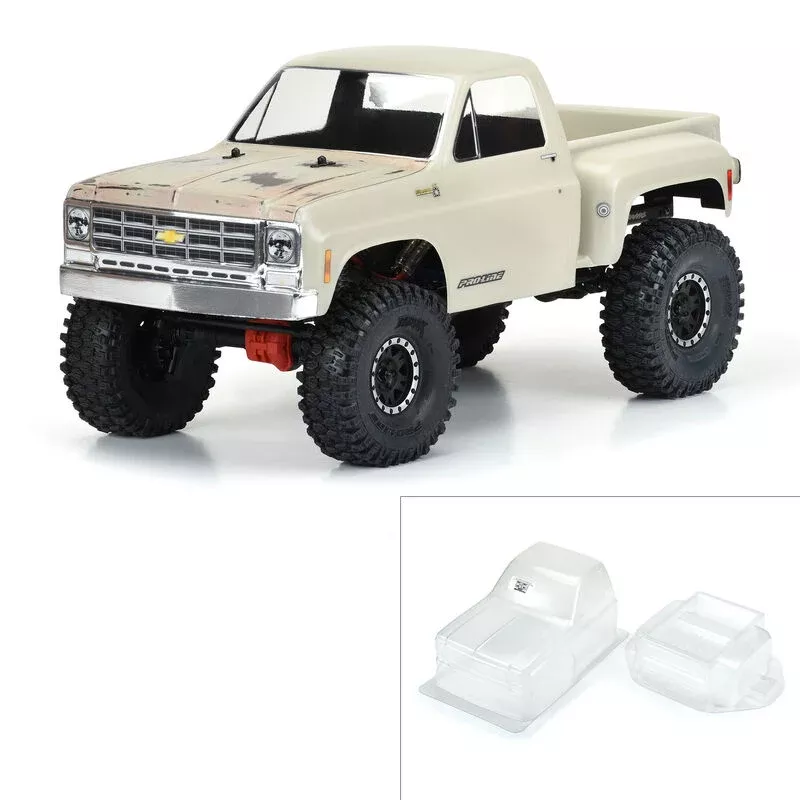 Pro-Line 1/10 1978 Chevy K-10 Clear Body 12.3" (313mm) Wheelbase Crawlers